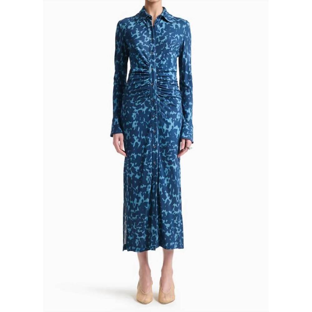 NEW ALTUZARRA claudia midi dress in ash blue